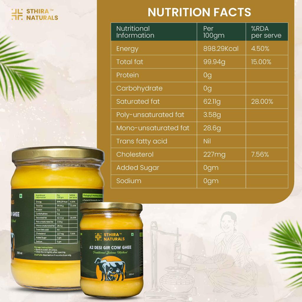 A2 Desi Gir Cow Ghee
